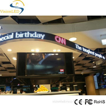 P7.62mm stage new visual effects indoor flexible led curtain display manufacturers
